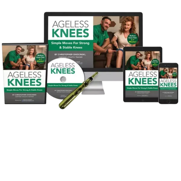 Ageless Knees™ Pain-Relief System with Miracle Massage Wand