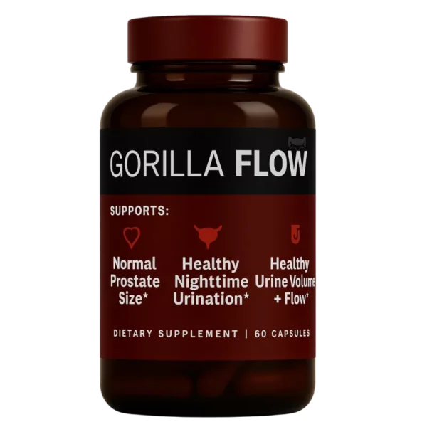 Gorilla Flow Prostate Support – Natural Hormone & Inflammation Balance for Men