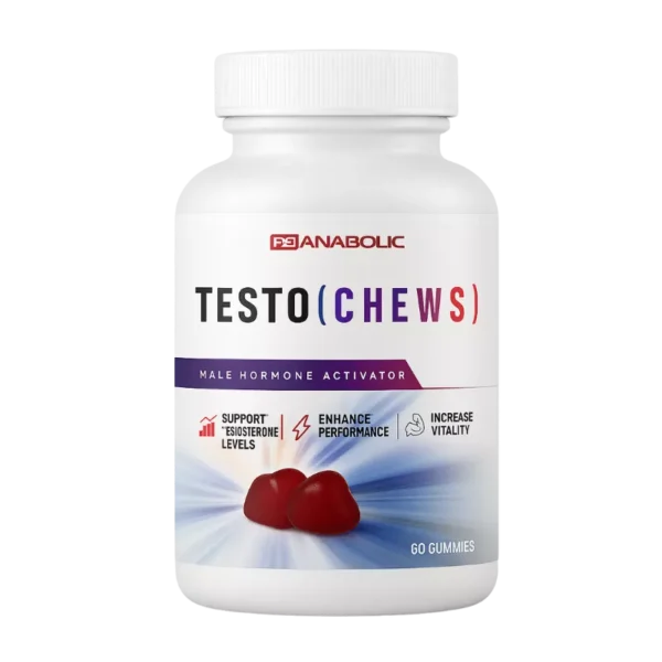 TestoChews™ Anabolic Gummy Fuel — Cortisol Control & Testosterone Support for Men 45+